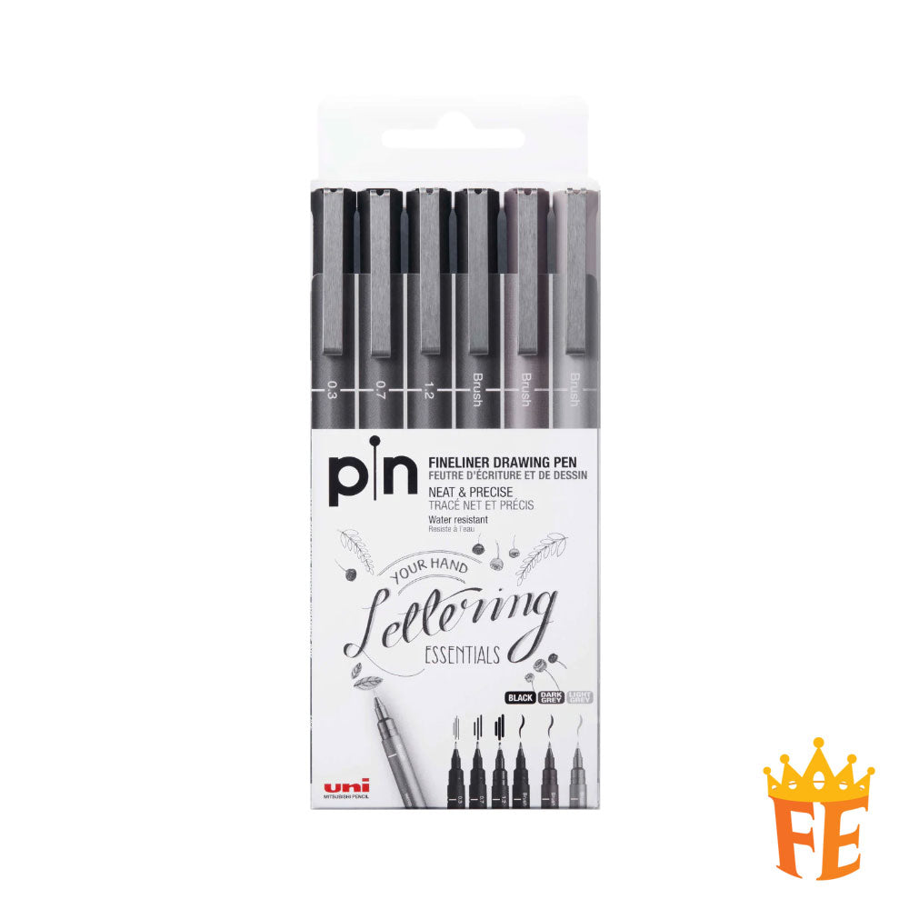 Uni-Ball Pin Water Based Marker Black All Size