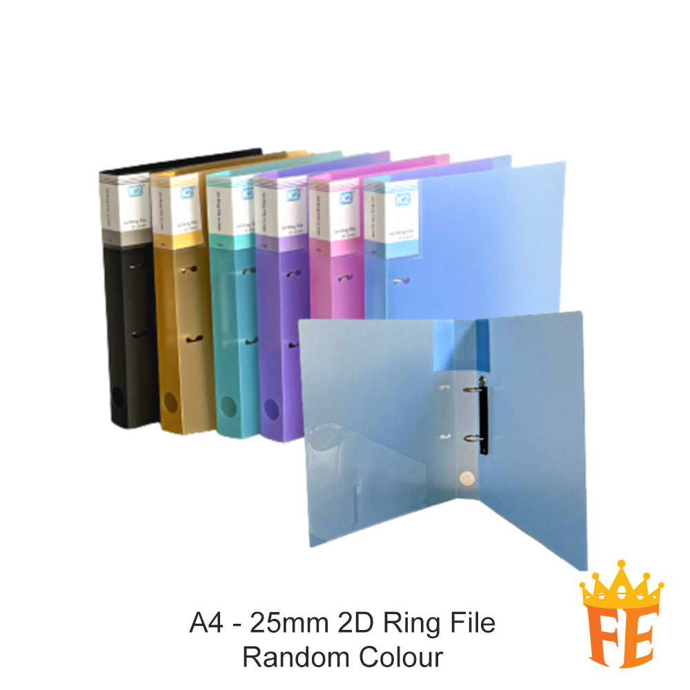 EMI PP A4 252A 25mm 2D Ring File