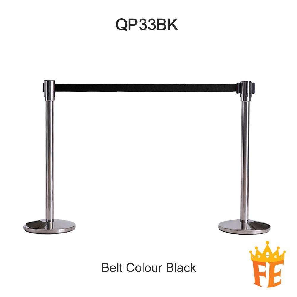 Deluxe Q-Up Stand With Belt & Signage