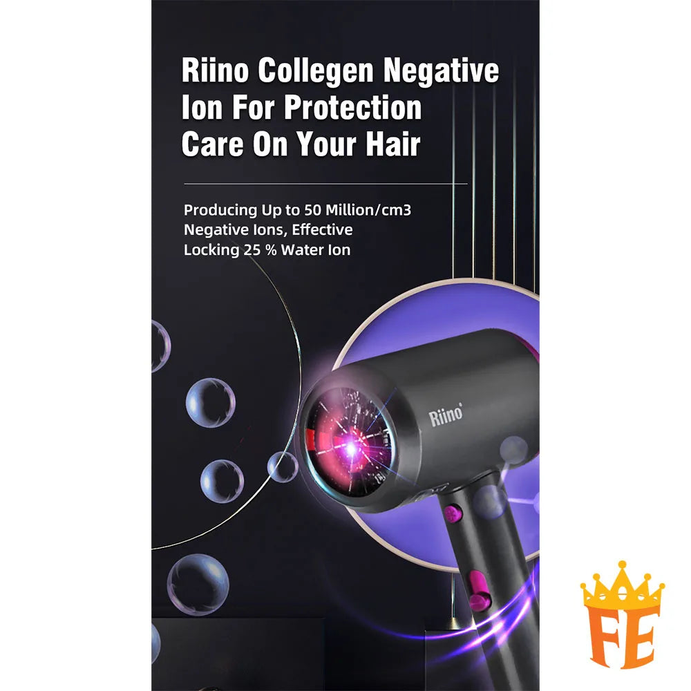 Riino Smart Temp Heat Saloon Hair Dryer (AT2289) RN-HDR-AT2289