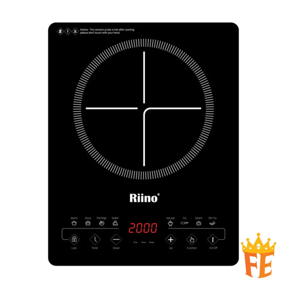 Riino Ultra Slim Induction Cooker A37 2000W- BLACK RN-INC-XH1327-BLK