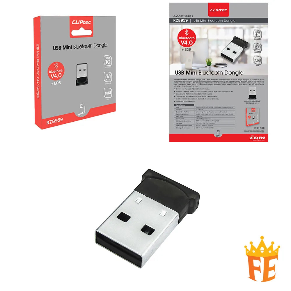 CLiPtec USB to Bluetooth Dongle