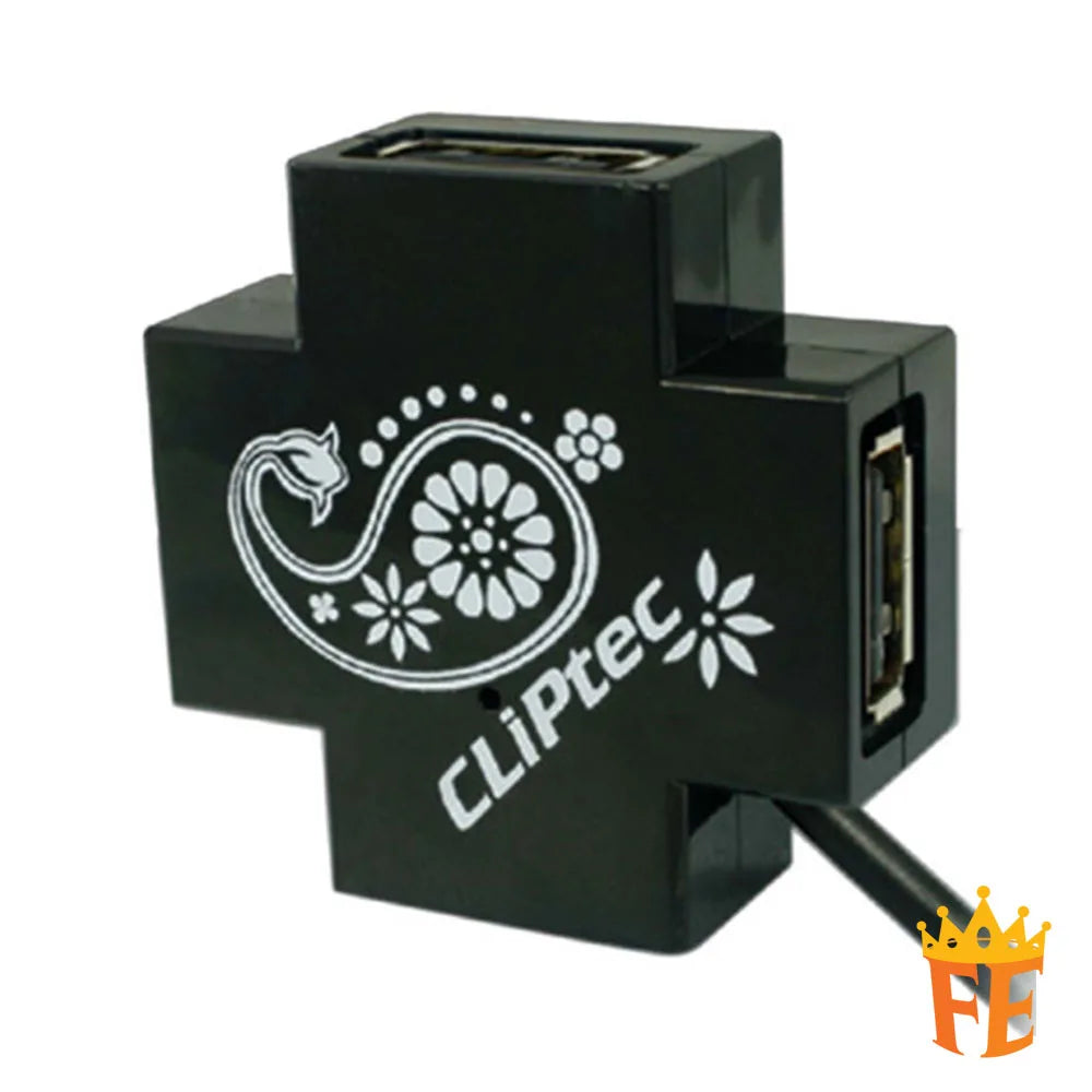 CLiPtec USB 2.0 4Port Hub - Mini -X Cross RZH-209