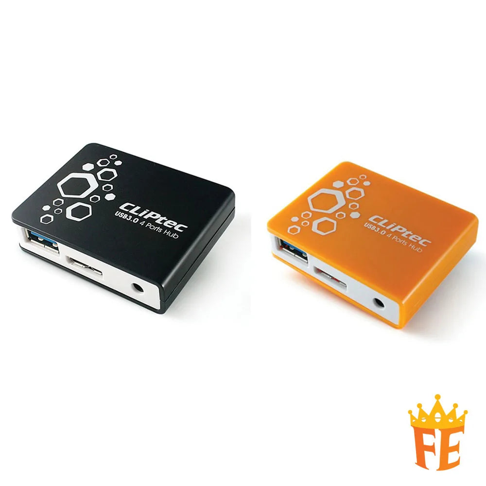 CLiPtec USB 3.0 4Port Hub - Velocity RZH-323