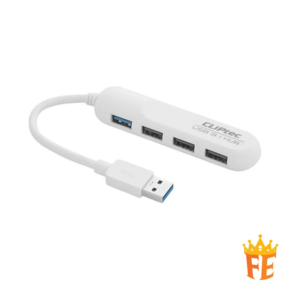 CLiPtec USB 3.1 1+3 Ports Hub - Hurricane RZH-353