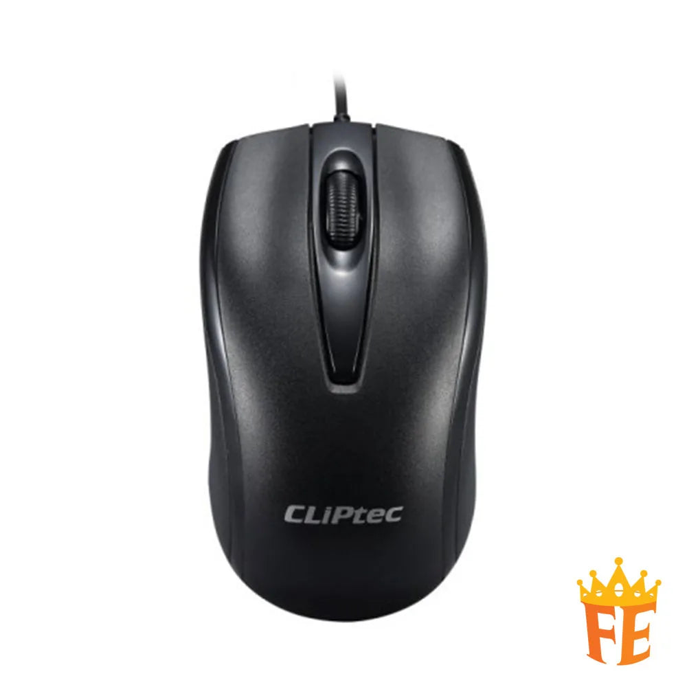 CLiPtec RZK263 USB 3 in 1 Keyboard, Mouse, & Mouse-Pad (Ofiz-Combo 3) Black RZK-263