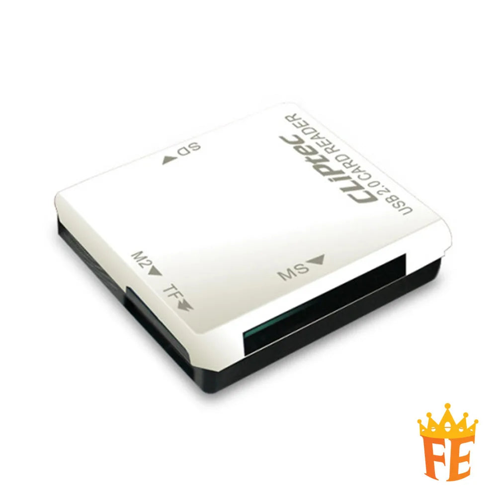CLiPtec USB 2.0 All in 1 Card Reader (Basic-5) RZR-507
