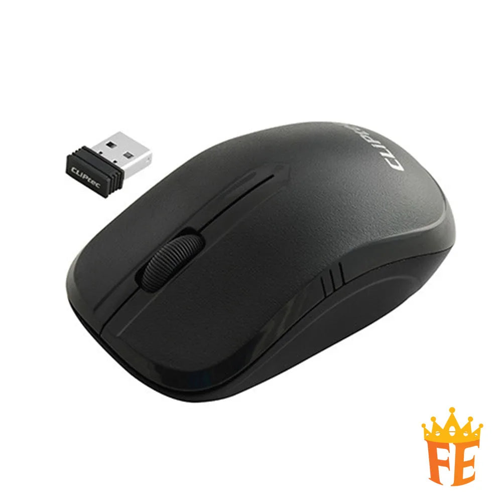 CLiPtec 1200 dpi 2.4GHz Wireless Optical Mouse - Essential RZS-842