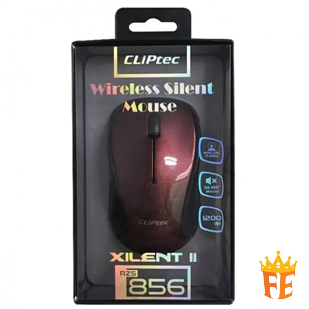 CLiPtec 1200 dpi 2.4GHZ Wireless Optical Mouse - Xilent II RZS-856