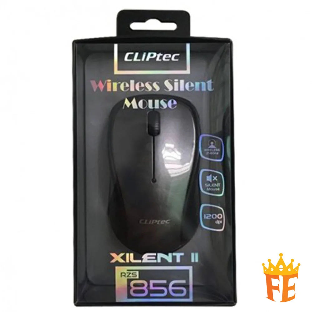 CLiPtec 1200 dpi 2.4GHZ Wireless Optical Mouse - Xilent II RZS-856