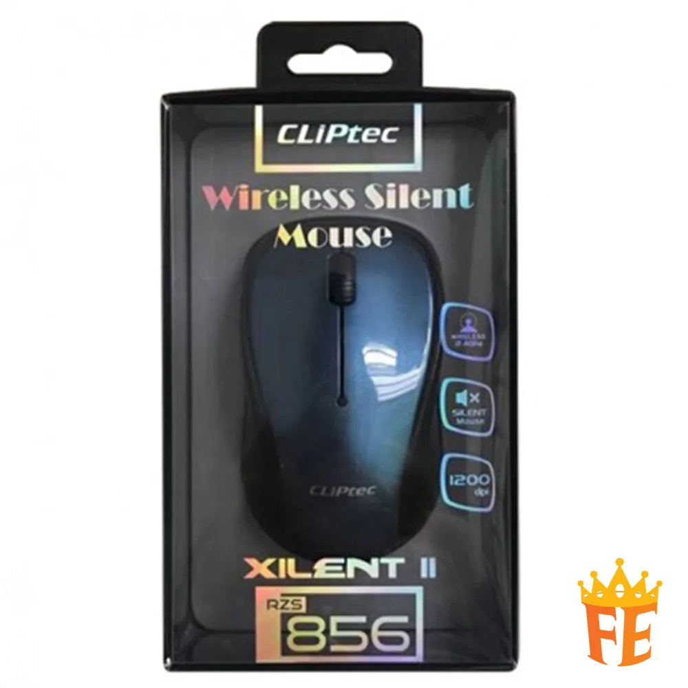 CLiPtec 1200 dpi 2.4GHZ Wireless Optical Mouse - Xilent II RZS-856