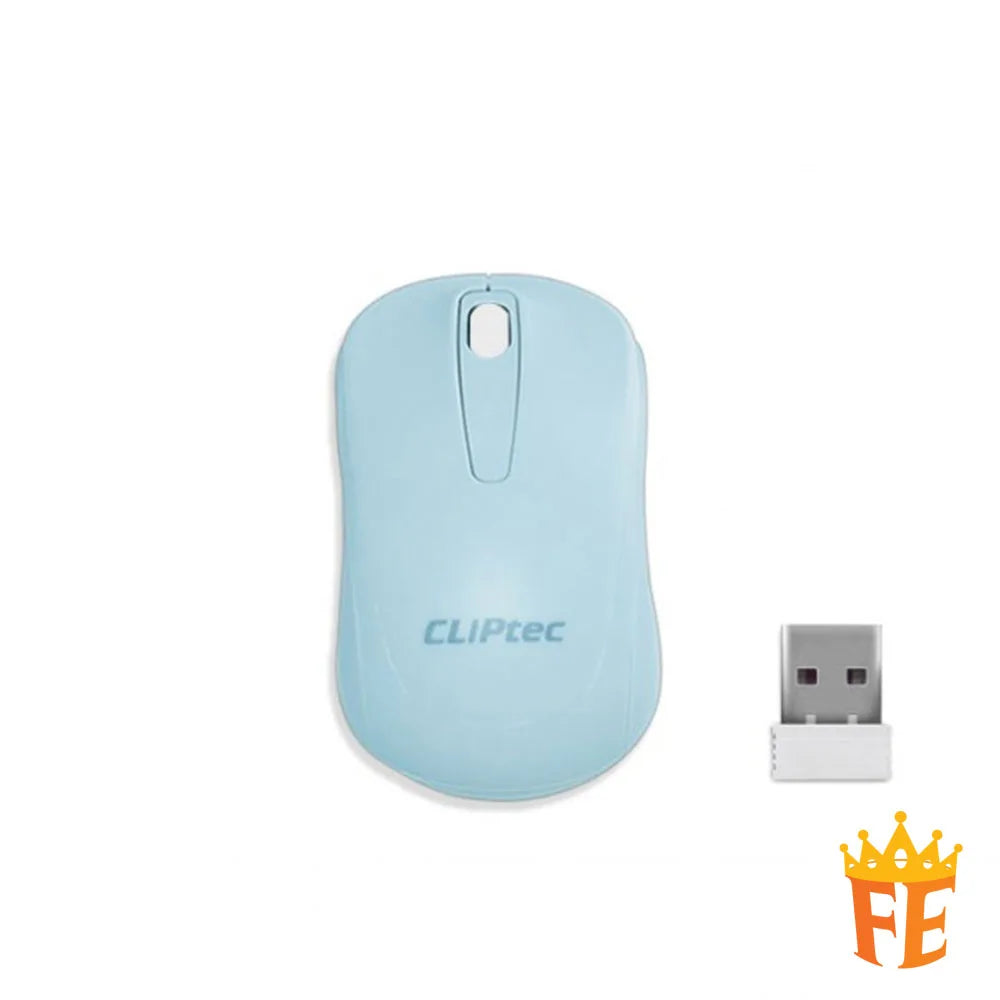 CLiPtec 1200 dpi 2.4GHz Wireless Optical Mouse - Young RZS-859