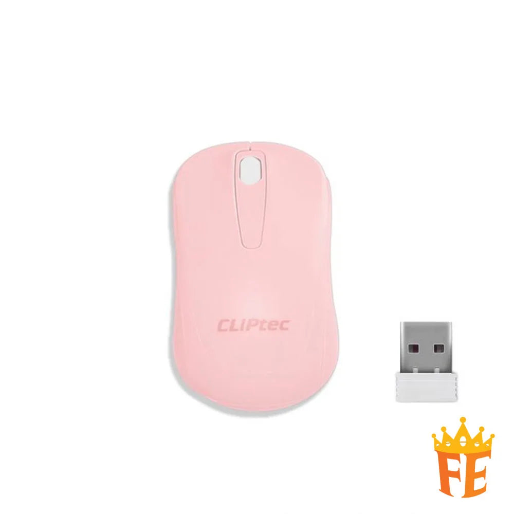 CLiPtec 1200 dpi 2.4GHz Wireless Optical Mouse - Young RZS-859