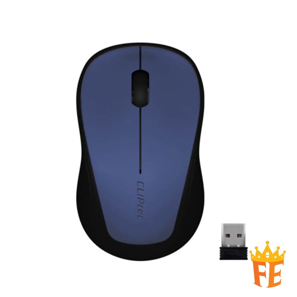 CLiPtec RZS866 1200 dpi 2.4Ghz Wireless Mouse- CLiP-Trax RZS-866