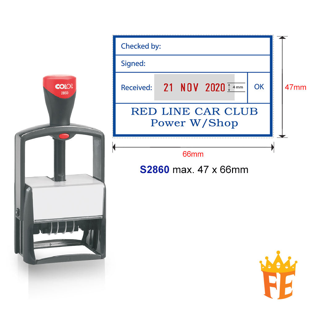 Colop Classic Heavy Duty Self Inking / Dater Stamp