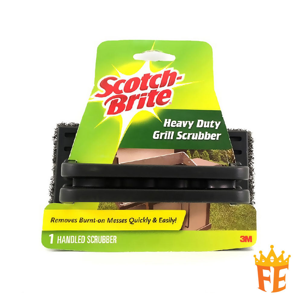 3M Scotch-Brite Grill / Bath Scrubber With Handle Range