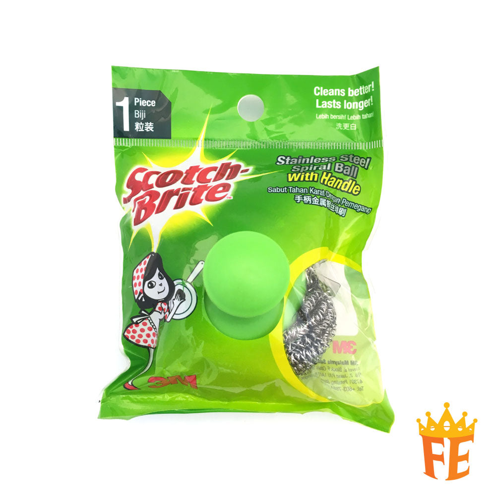 3M Scotch-Brite Metallic Spiral Ball / Sponge