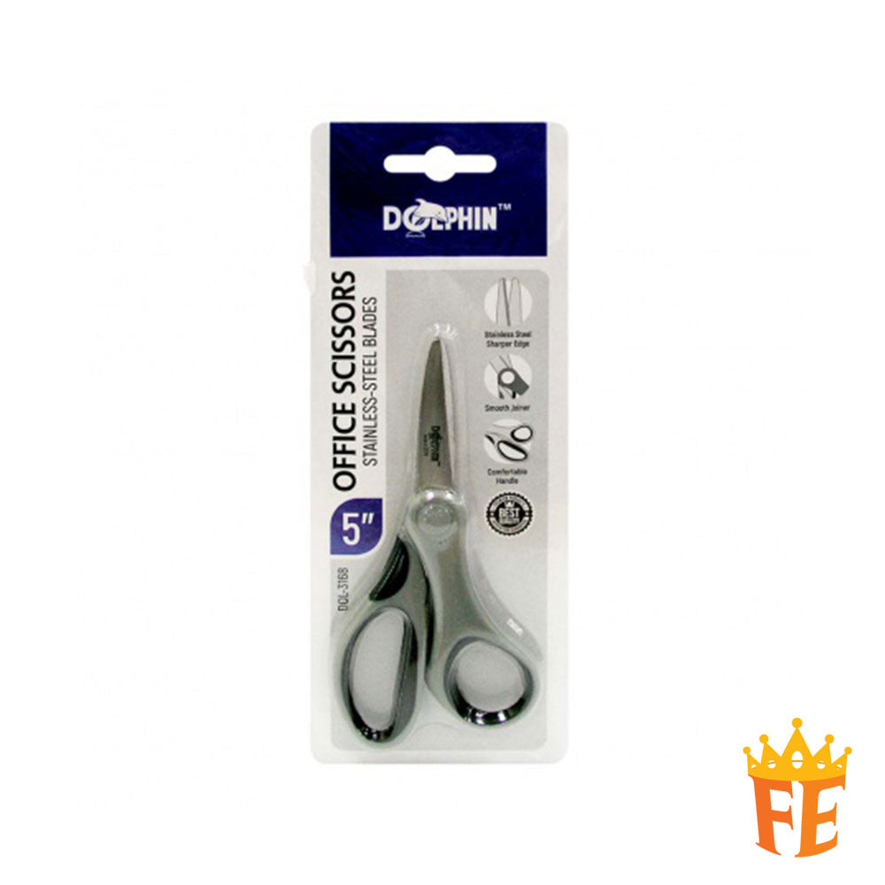 Dolphin Scissors Office & School 5" / 6" / 7" / 8" / 8 1/4"