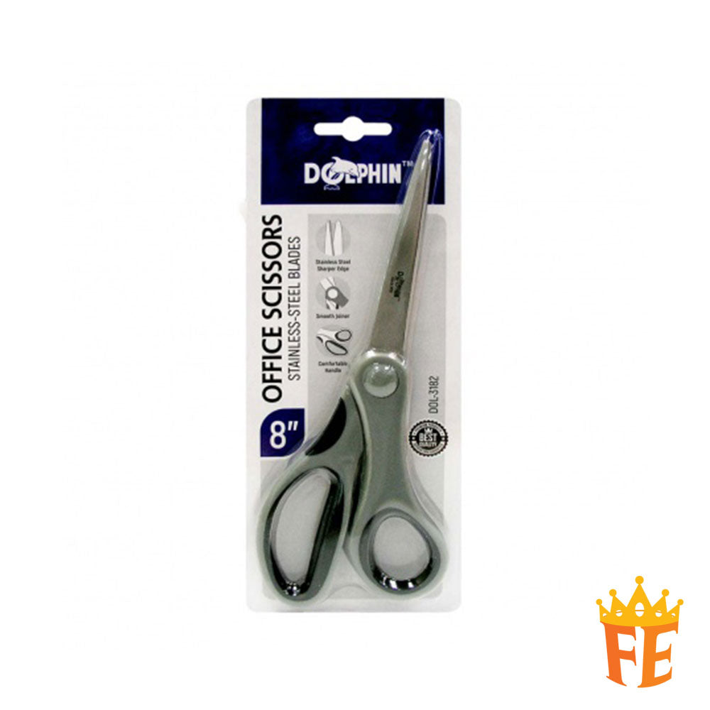 Dolphin Scissors Office & School 5" / 6" / 7" / 8" / 8 1/4"