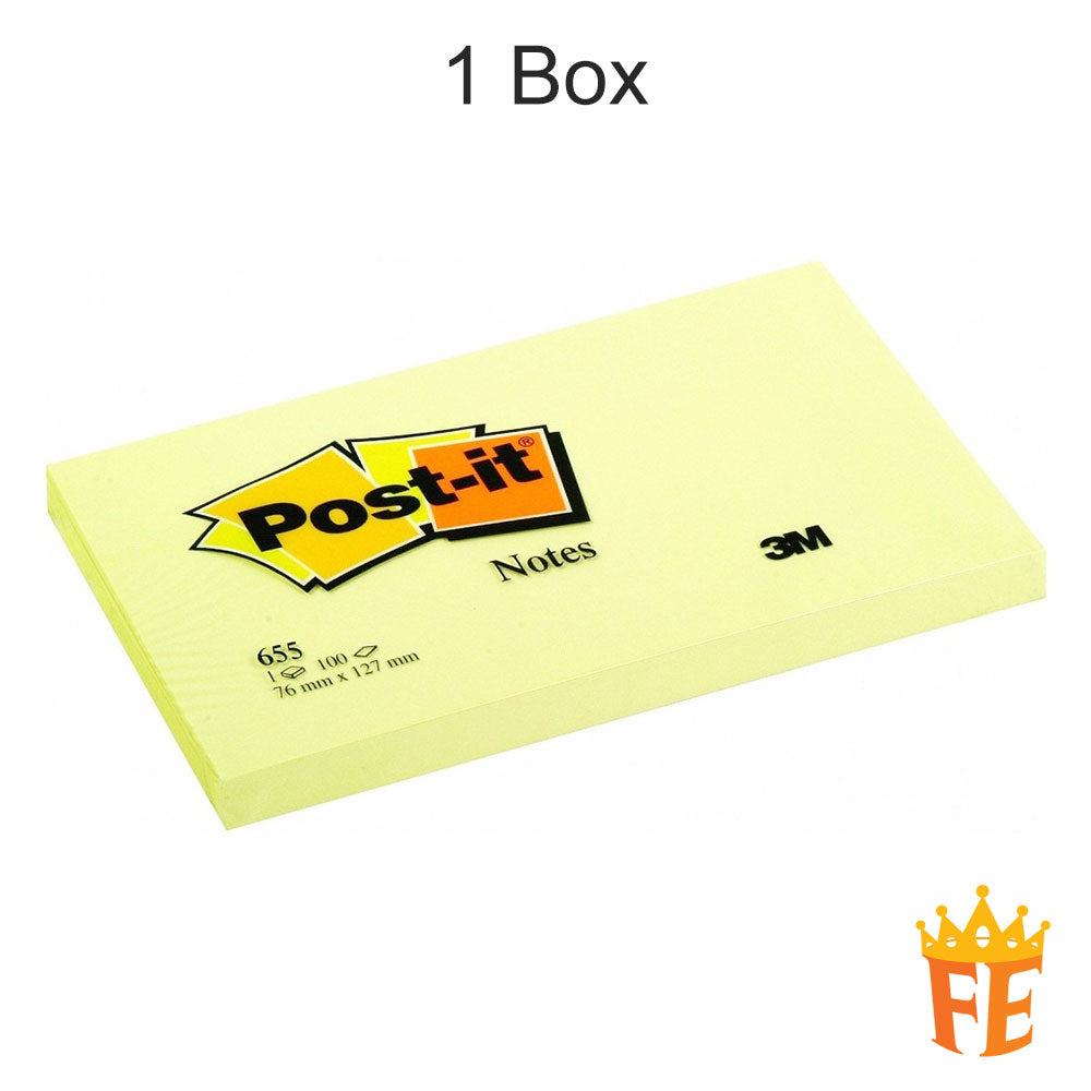 3M Post-It Classic Notes 653 / 654 / 655 / 656 / 657