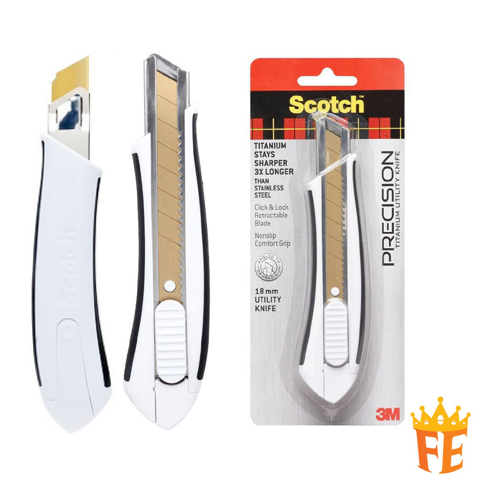 3M Scotch Small Titanium Utility Knife & Refill Blades