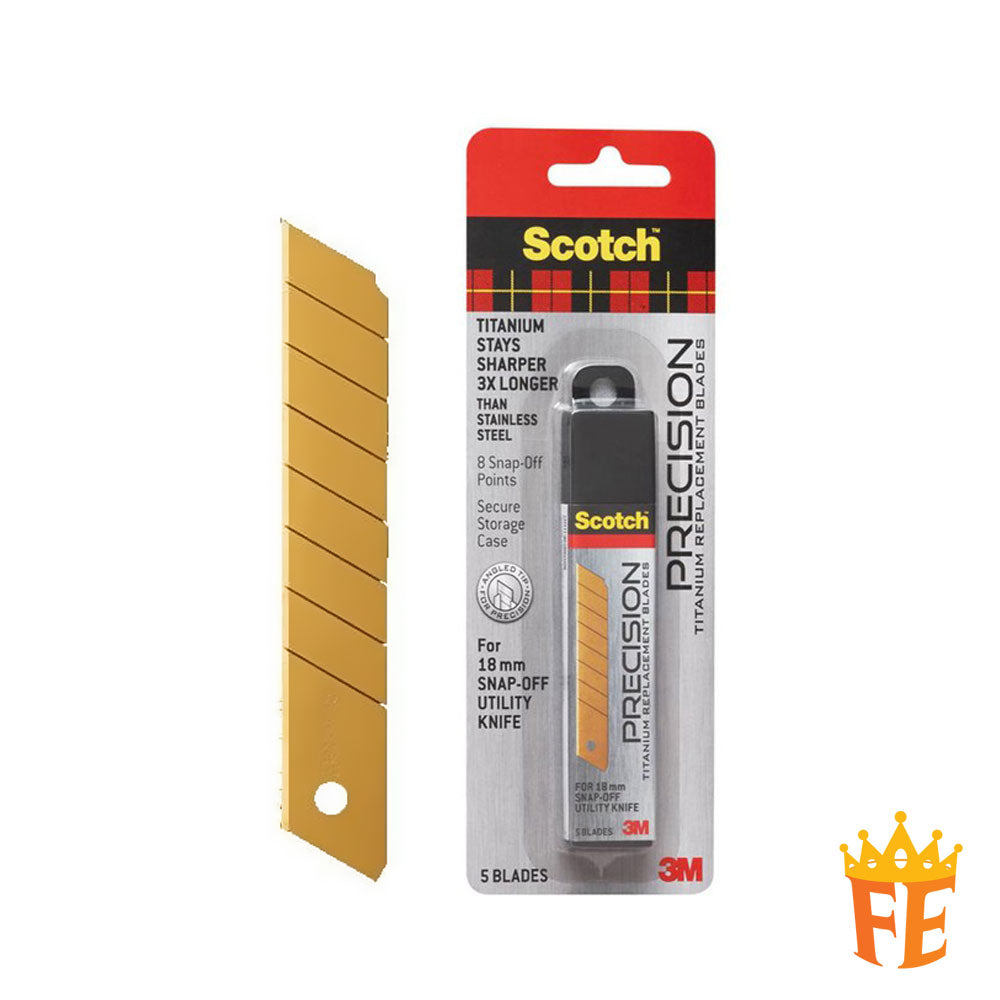 3M Scotch Small Titanium Utility Knife & Refill Blades