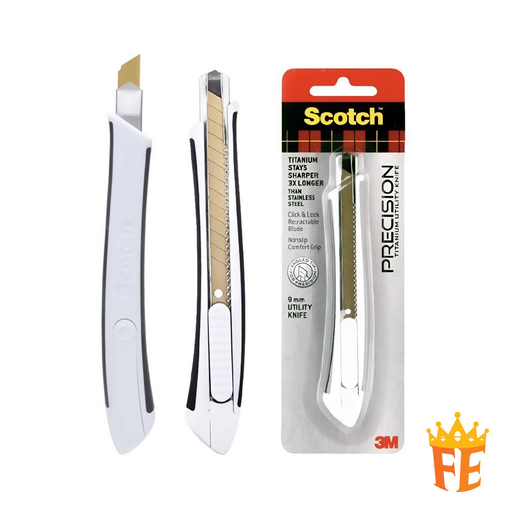 3M Scotch Small Titanium Utility Knife & Refill Blades