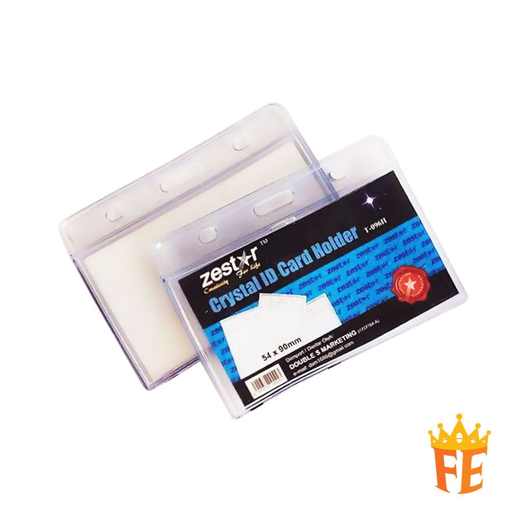 Crystal ID Card Holder 54 x 90mm Vertical & Horizontal