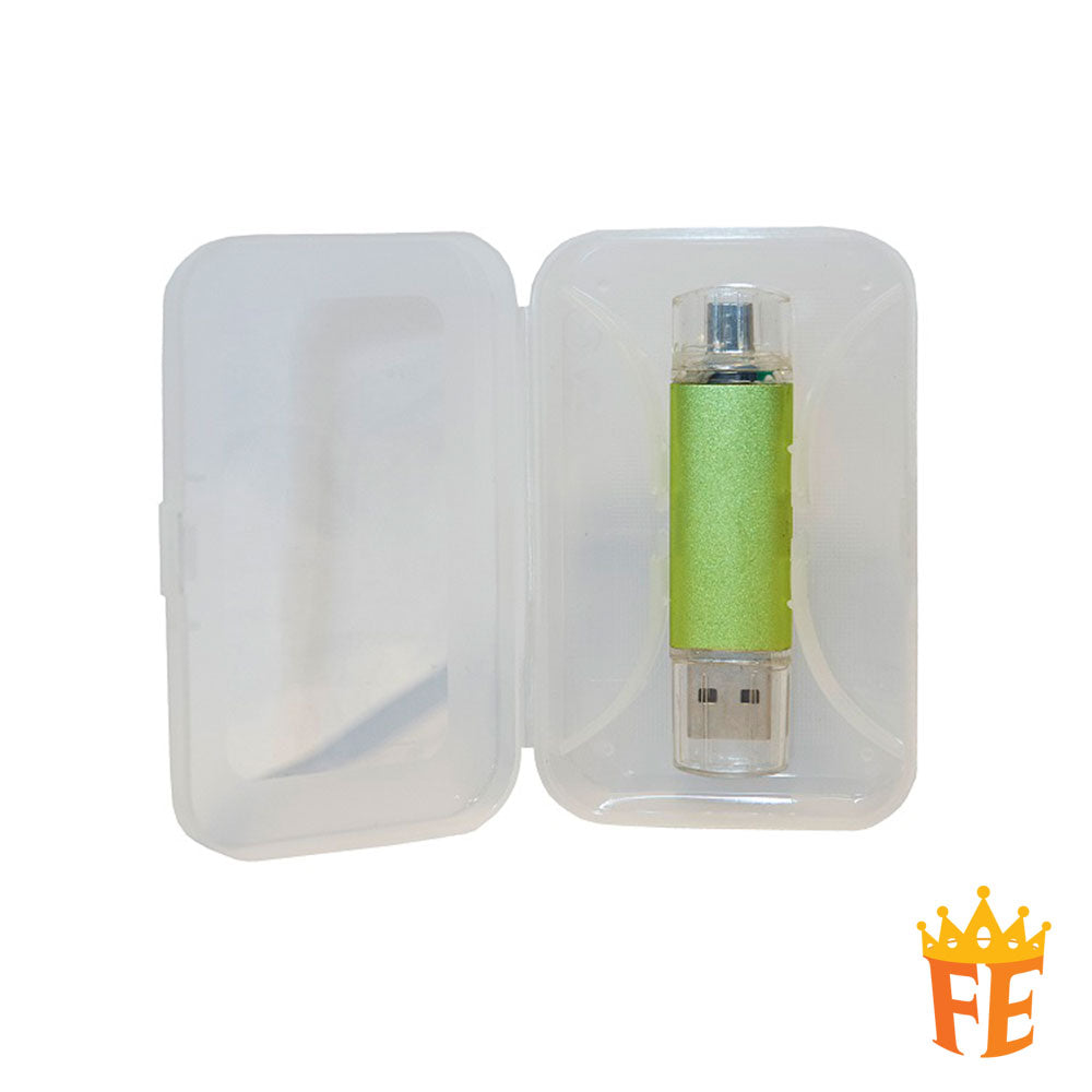 USB Flash Drive Box Neon Green (box only) TB 2200