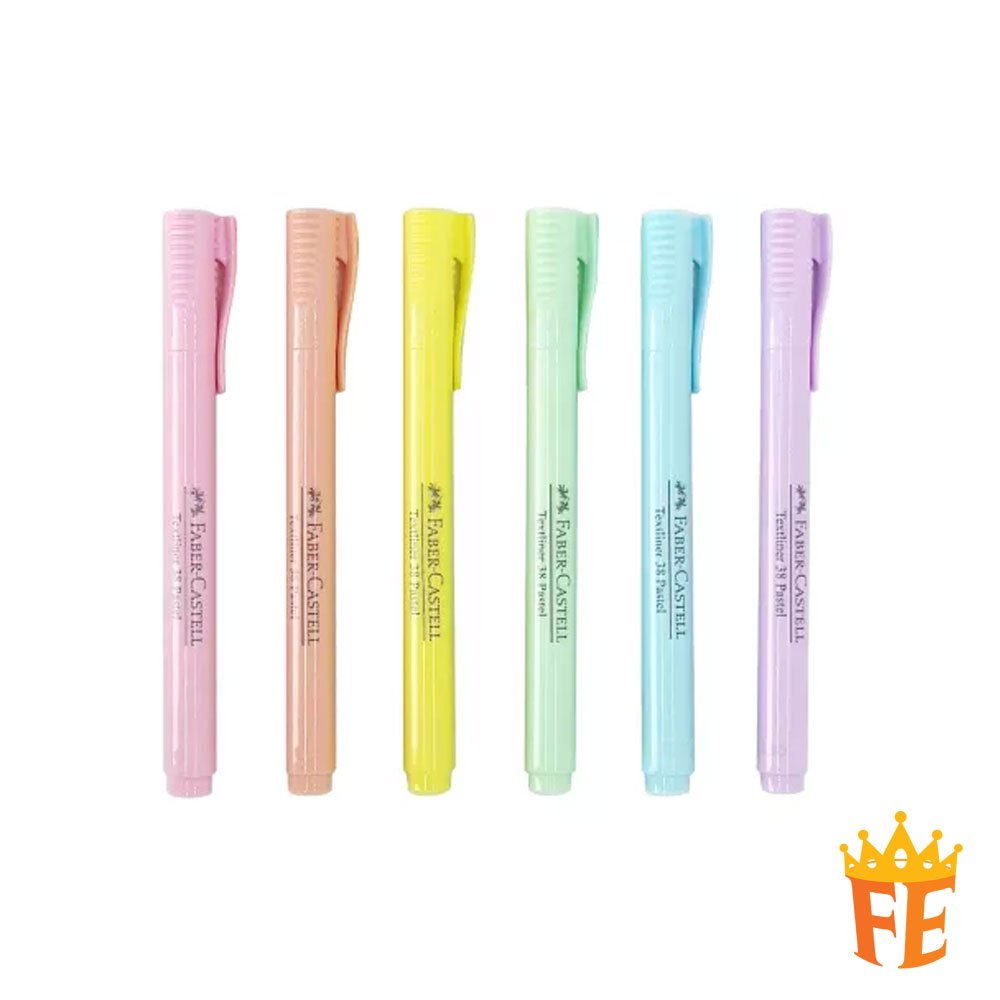 Faber Castell Highlighters Textliner 38 Pastel Colours
