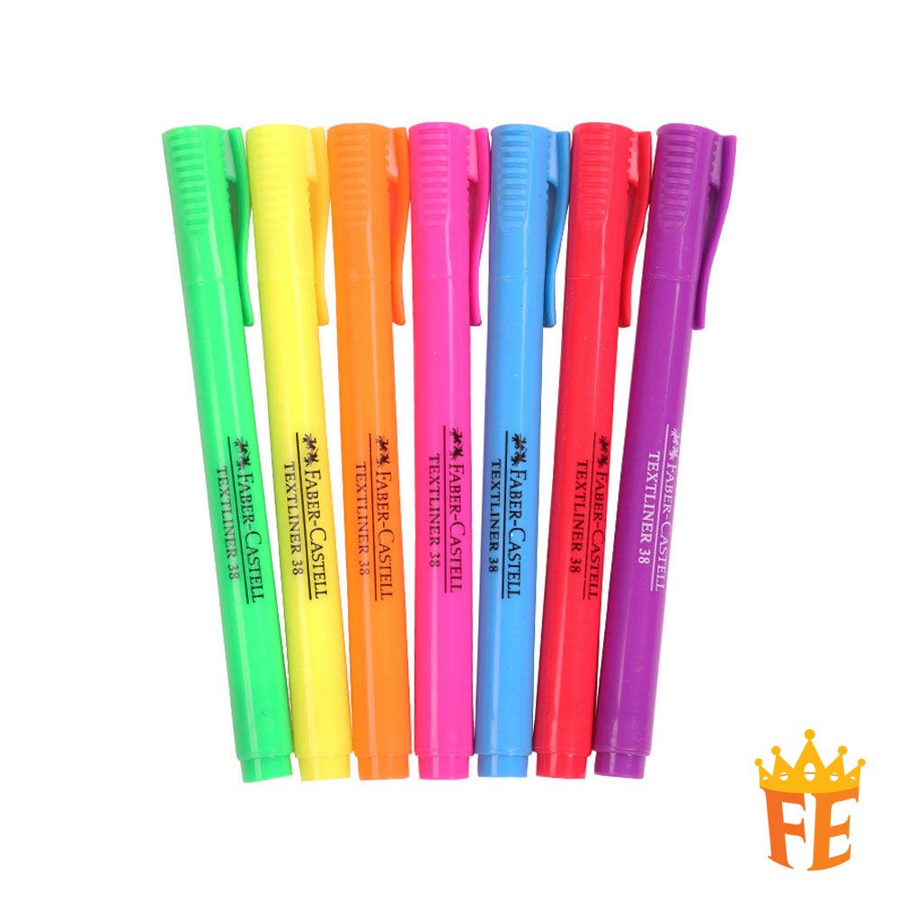 Faber Castell Highlighters Textliner 38 Fluorescent All Colour