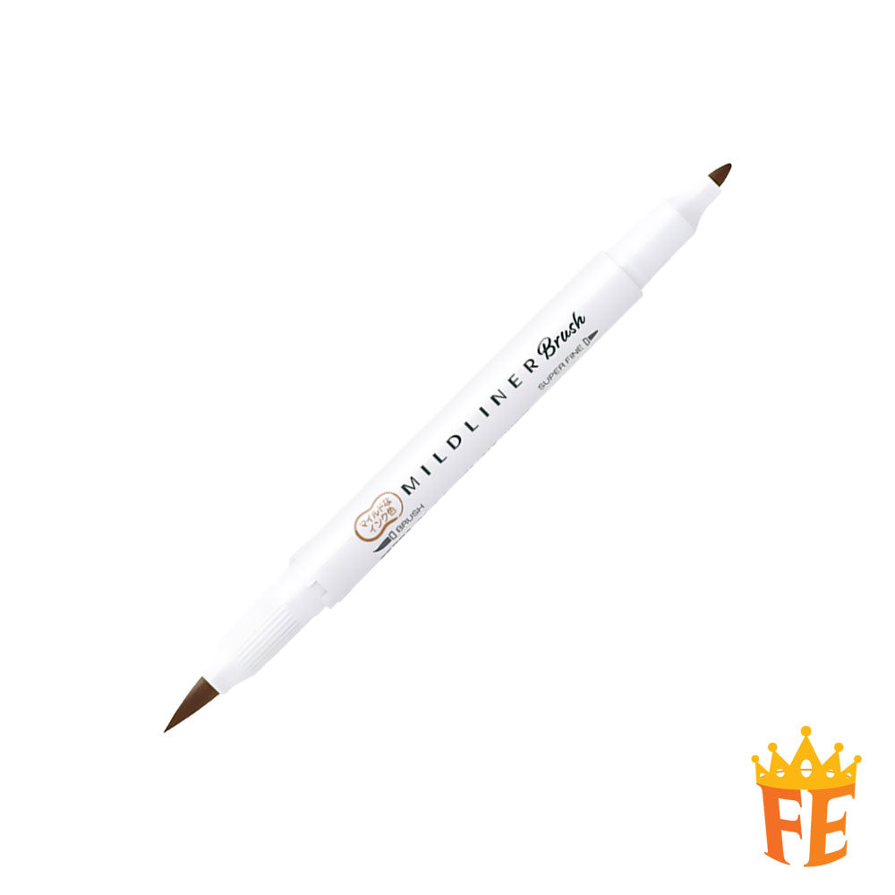 Artline Zebra Mildliner Brush Tip All Colour