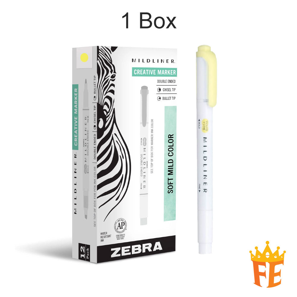 Artline Zebra Mildliner Highlighter All Colour