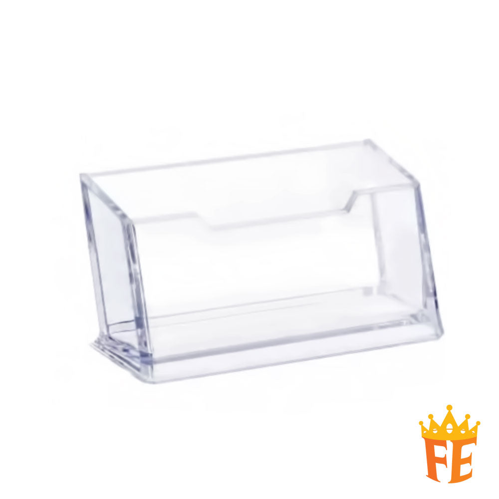 Acrylic Tabletop Business Card Holder With 1 / 2 / 3 Compartment