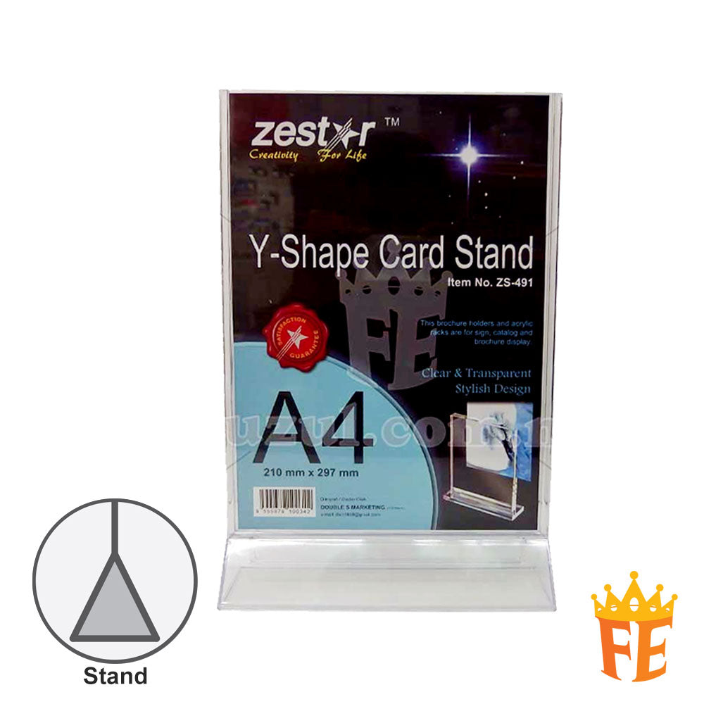 Acrylic Y Shape Stand A6 / A5 / A4