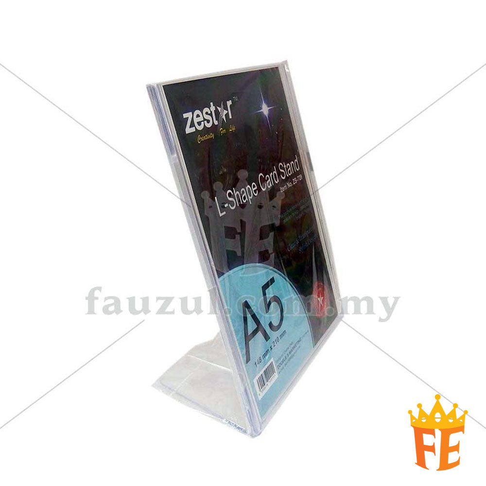 Acrylic L Shape Card Stand IC / A6 / A5 / A4