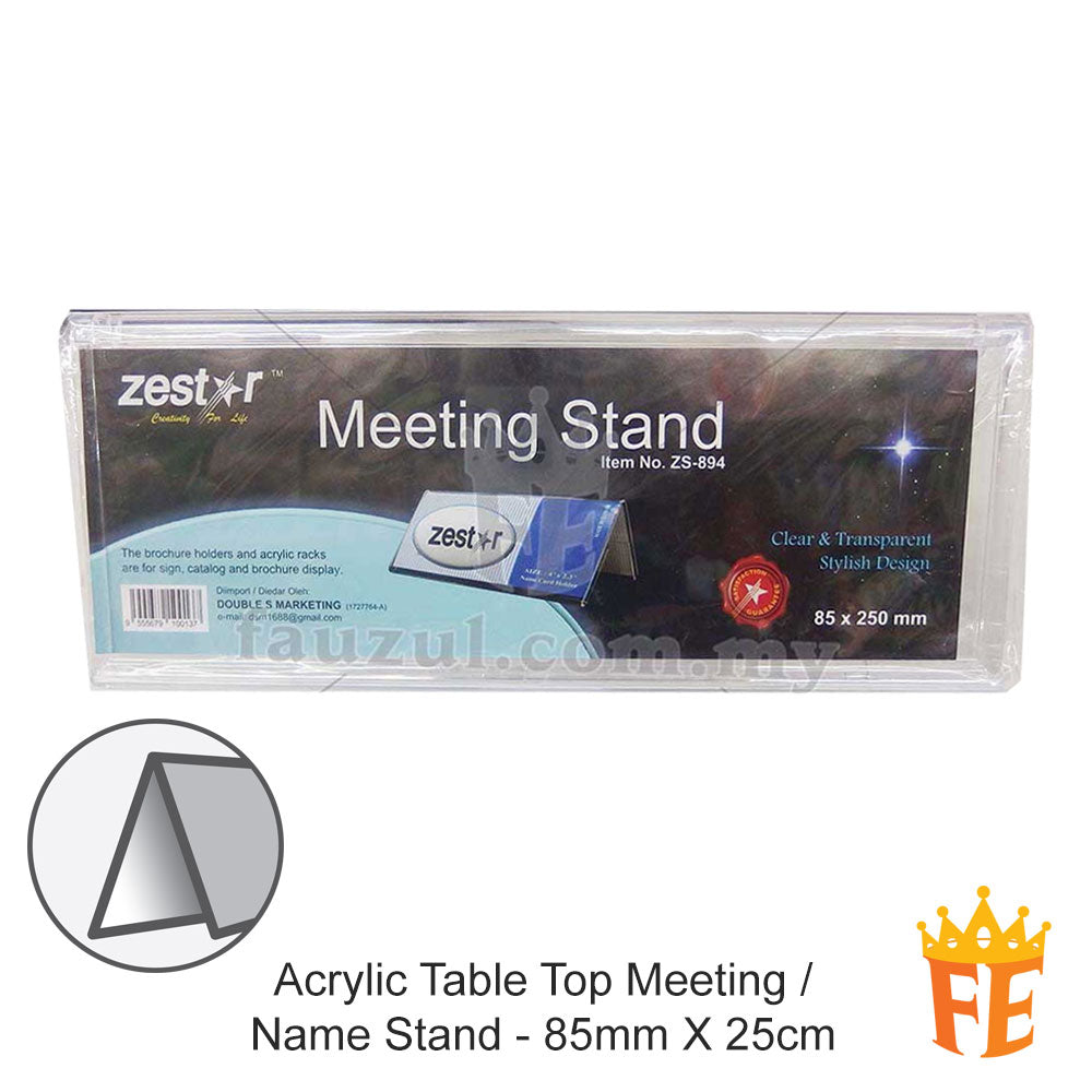 Acrylic Table Top Meeting / Name Stand