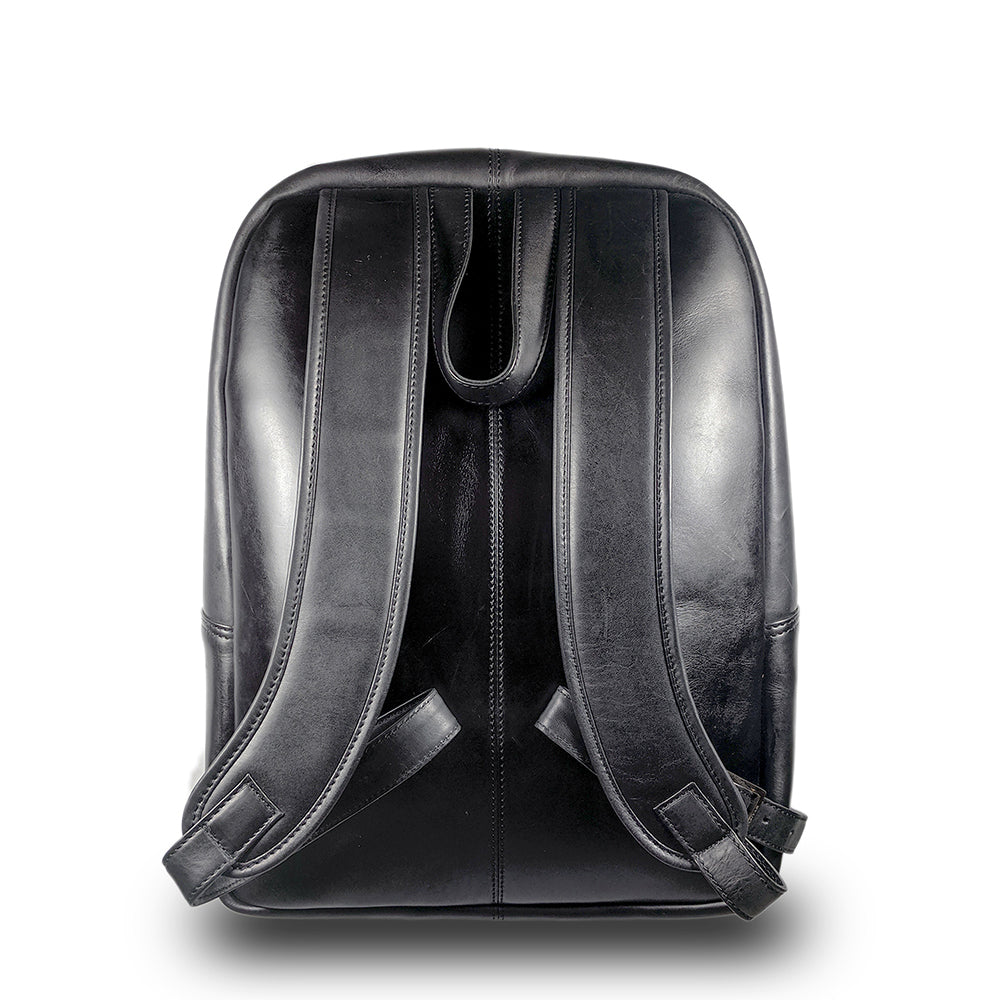 KASIYAR Premium Leather Backpack Black KR-007