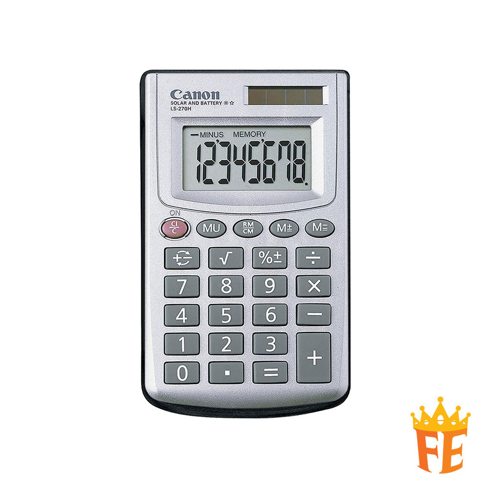 Canon Calculator Pocket Size (Handheld) LS-270H