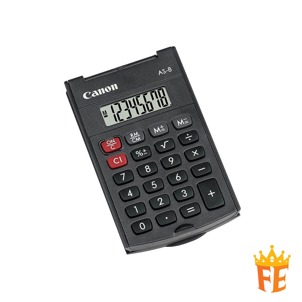 Canon Calculator Pocket Size (Handheld) AS-8