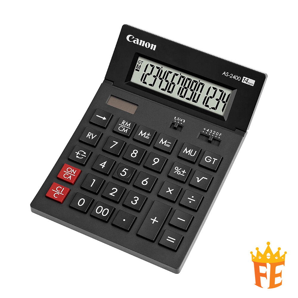 Canon Calculator Desktop 14 Digits AS-2400